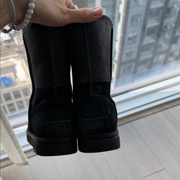 UGG Black Fur-Lined Footwear , limited edition!! USA 6 , used few times only - Picture 9 of 13